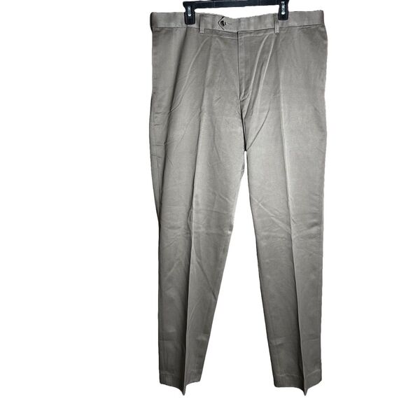 Perry Ellis Portfolio‎ Men's Size 40 x 33 Khaki Color Slacks - Picture 1 of 5